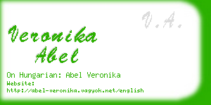 veronika abel business card